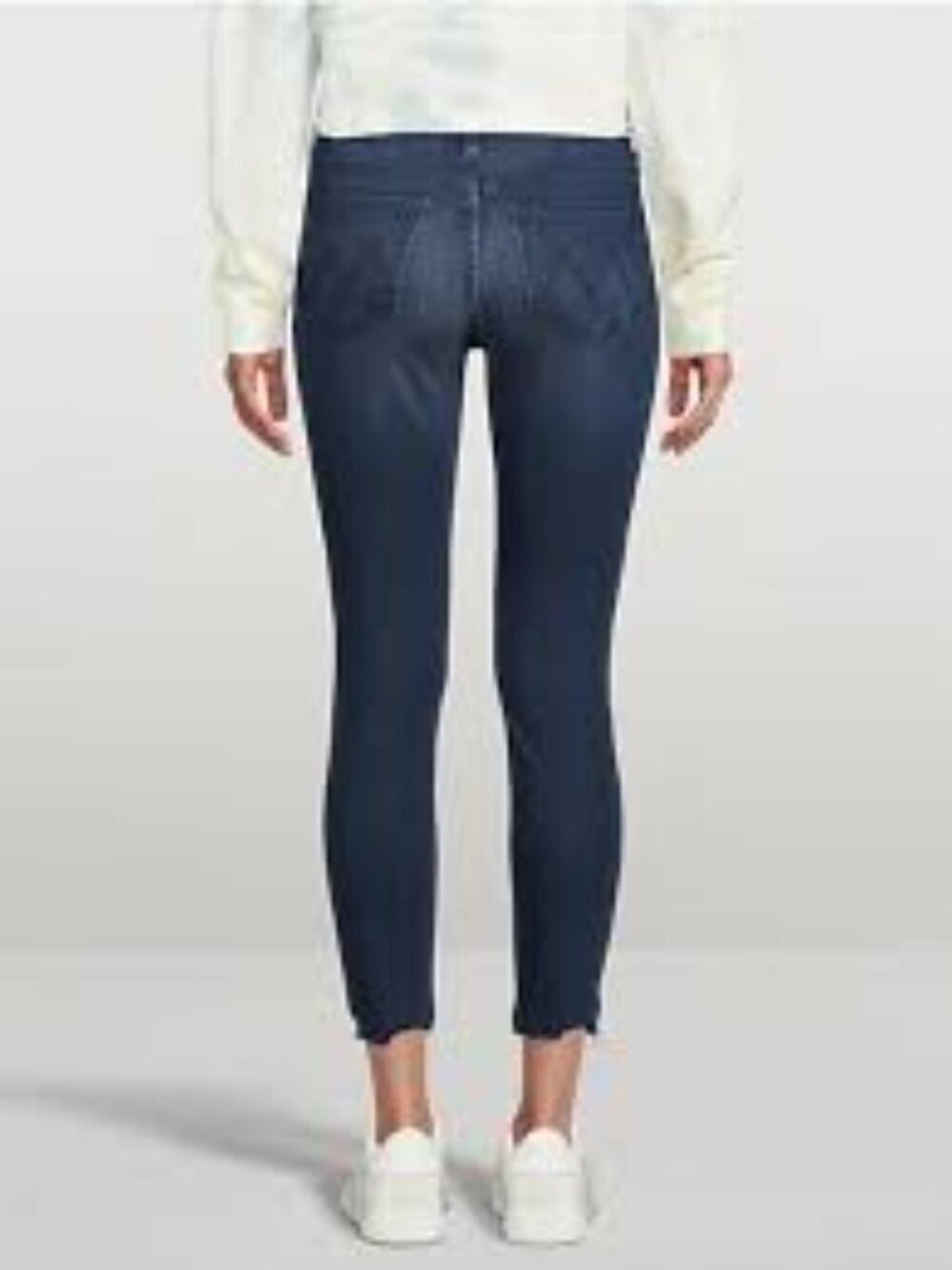 MOTHER The Looker Ankle Fray 5 Pocket Zip Up Size 24